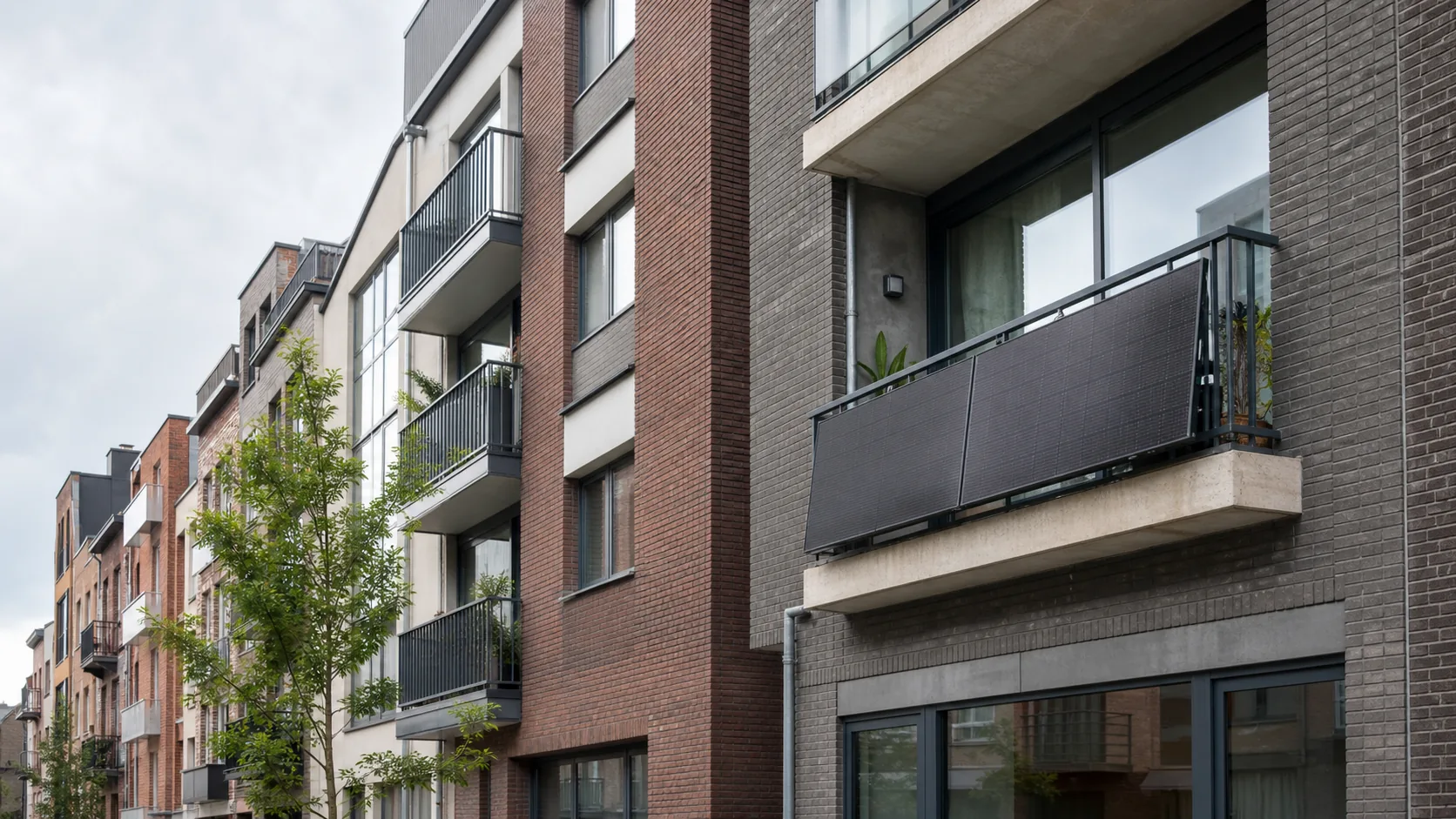Apartment solar solar project reference in Western Germany