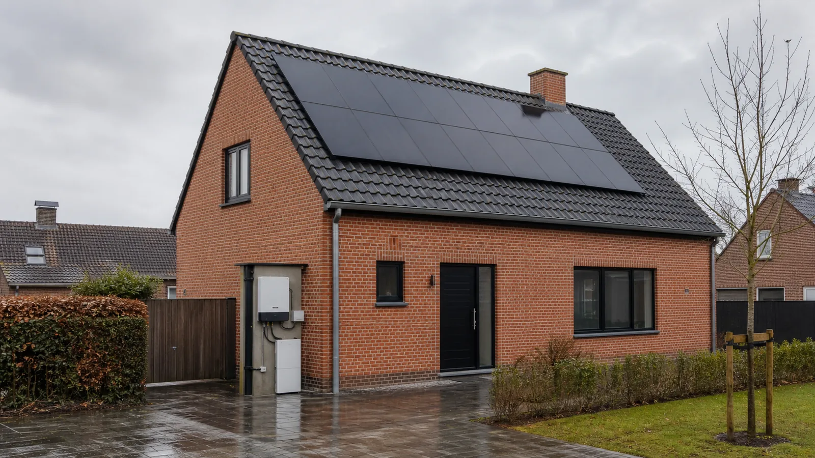 Home energy storage solar project reference in Flanders, Belgium