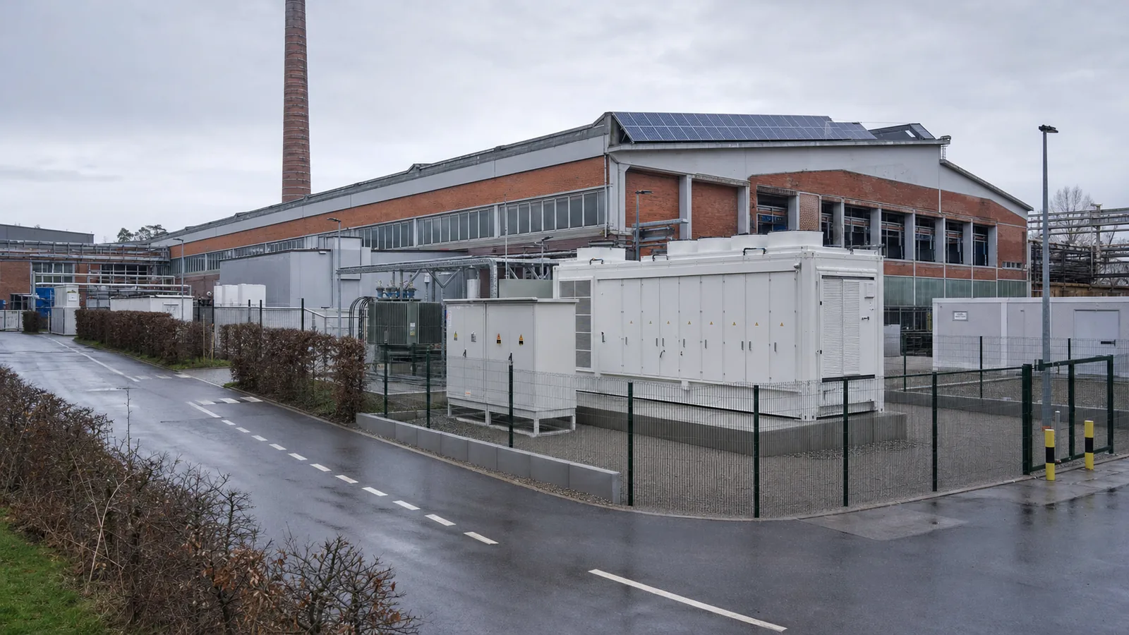 Industrial storage solar project reference in Germany