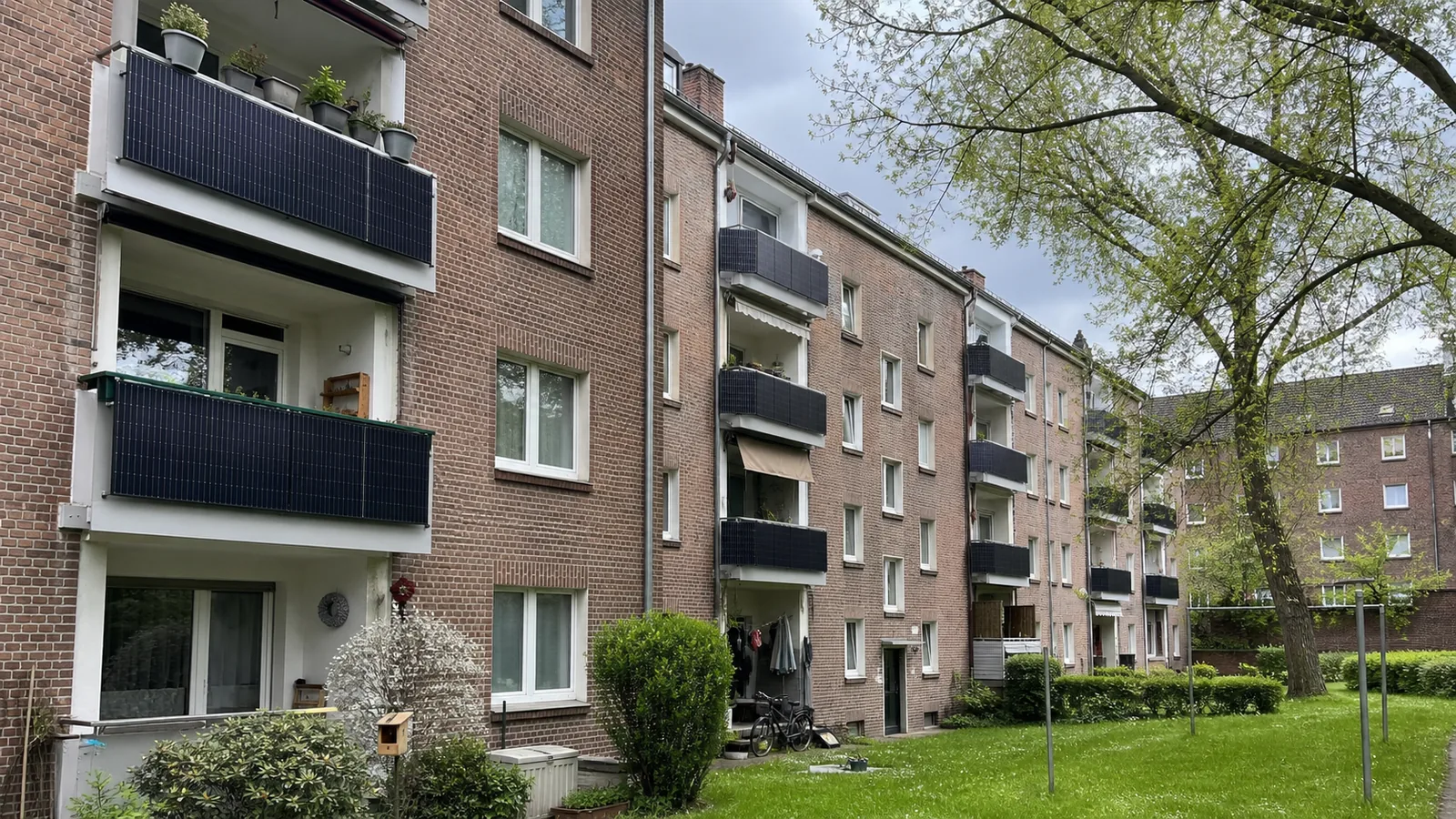 Apartment solar project reference in Western Germany