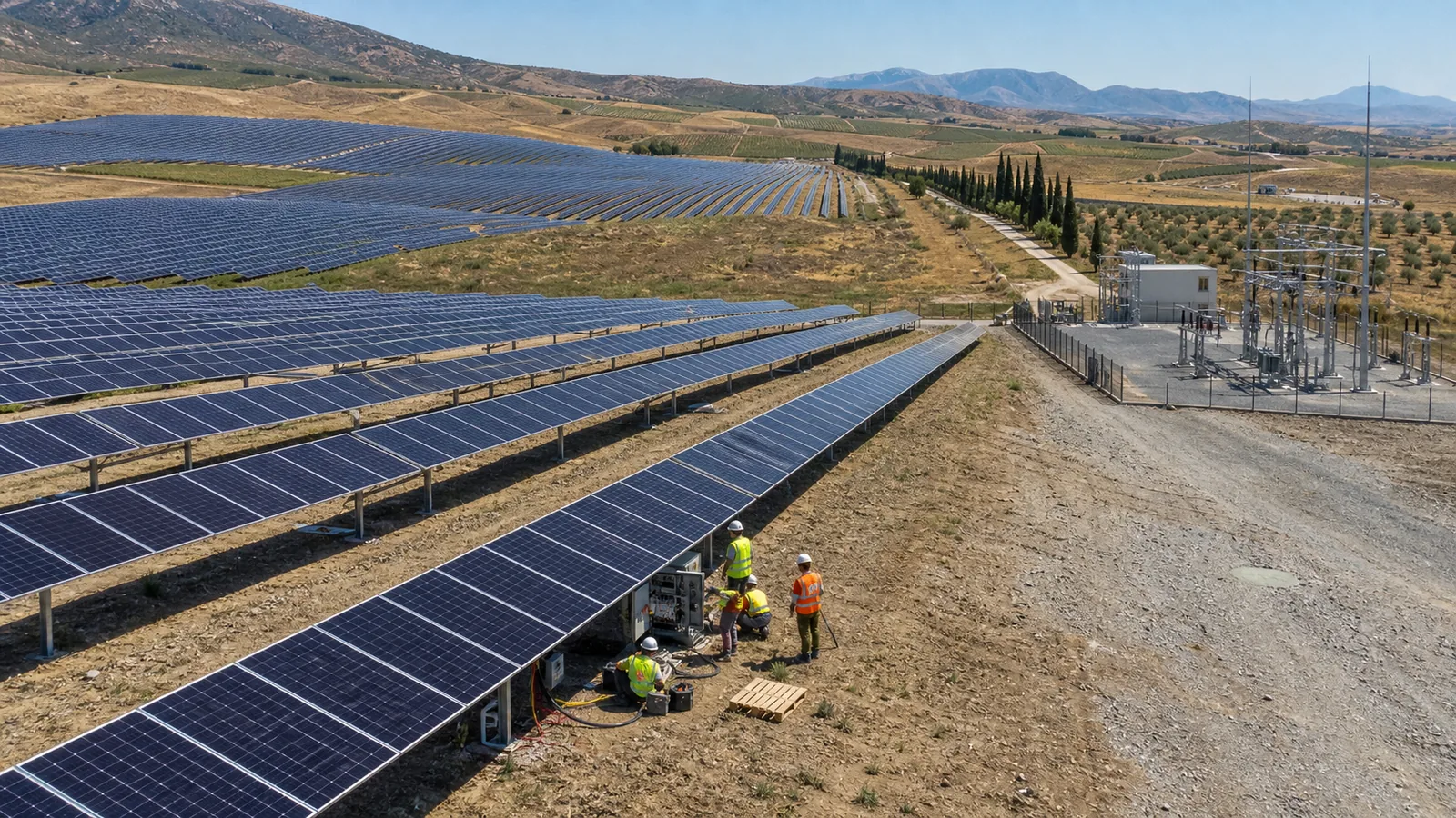 EPC procurement solar project reference in Southern Europe