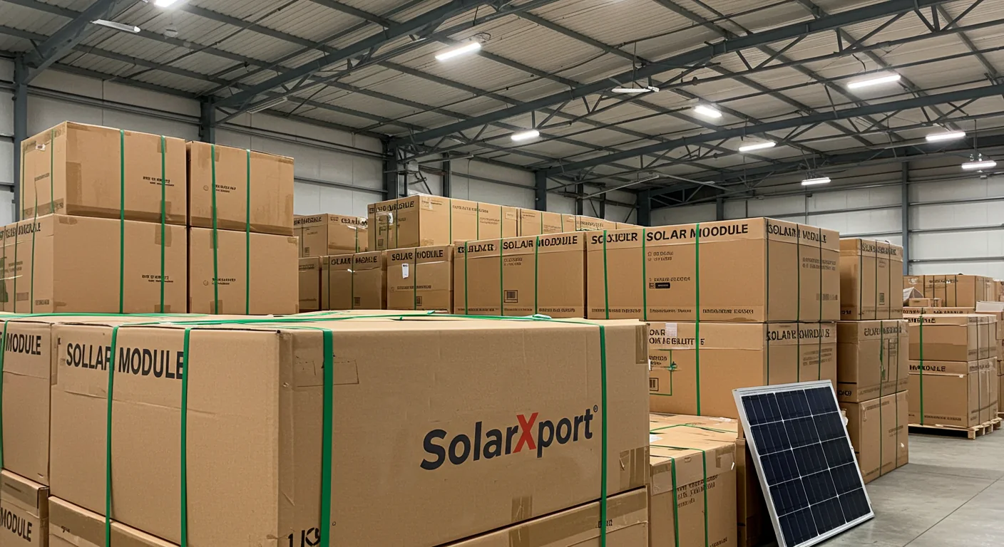 SolarXport solar module warehouse